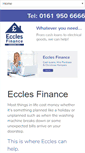 Mobile Screenshot of ecclesfinance.co.uk